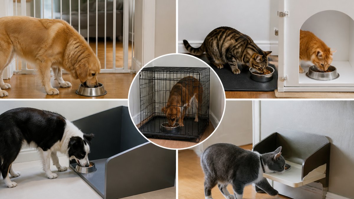 5 Best Ways to Separate Pets at Mealtime